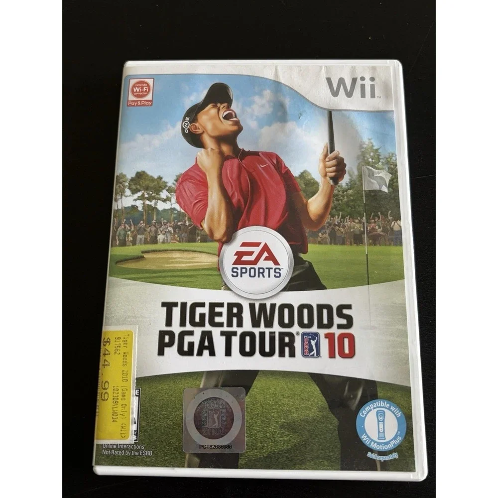 Tiger Woods PGA Tour 10 (Nintendo Wii, 2009) Video Game‎ Complete CIB